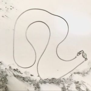 SOLD - 925 Sterling Silver snake chain 24”.